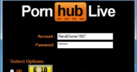 pornhub live account